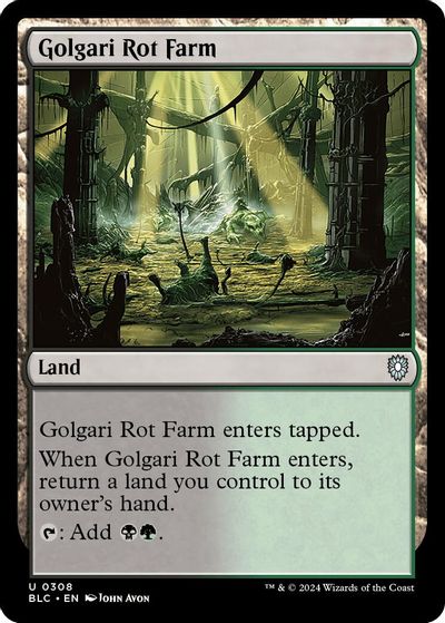Golgari Rot Farm card art