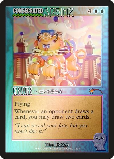 Consecrated Sphinx (1657) (Rainbow Foil) card art