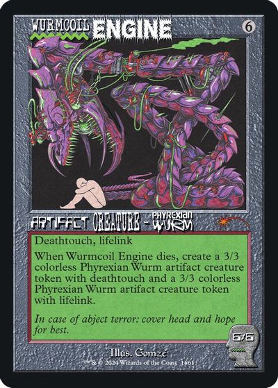 Wurmcoil Engine card art