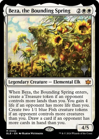 Beza, the Bounding Spring card art