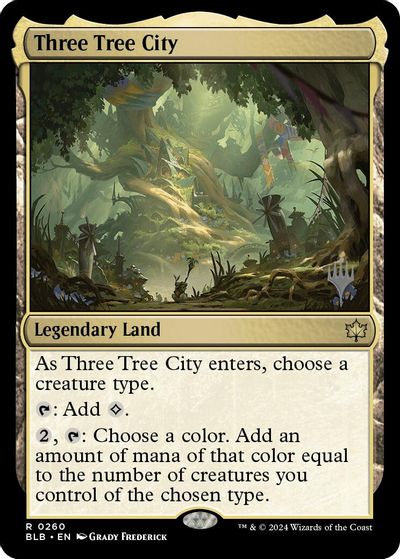 Three Tree City card art