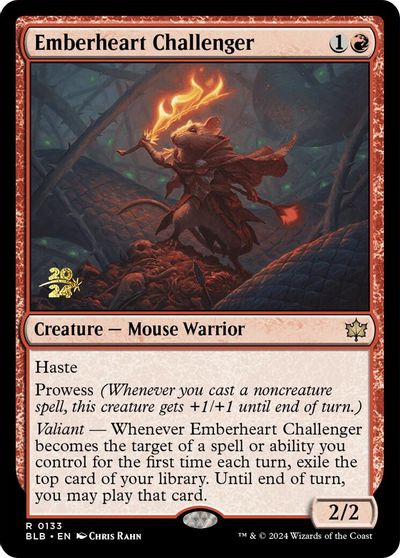 Emberheart Challenger card art