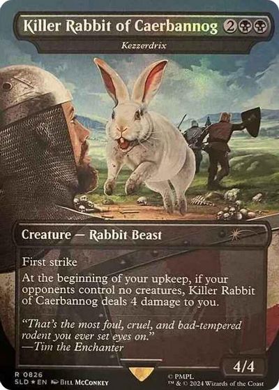 Killer Rabbit of Caerbannog - Kezzerdrix card art