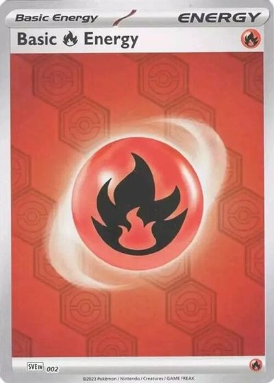 Basic Fire Energy card art