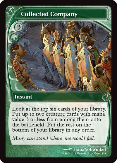 Collected Company (Future Sight) card art