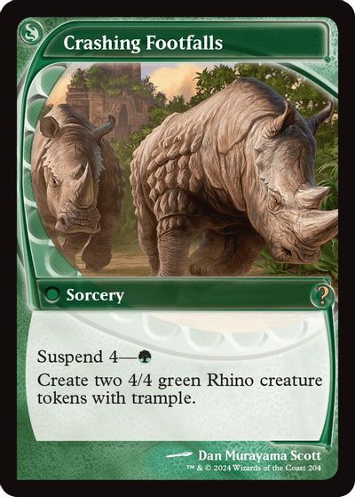 Crashing Footfalls (Future Sight) card art