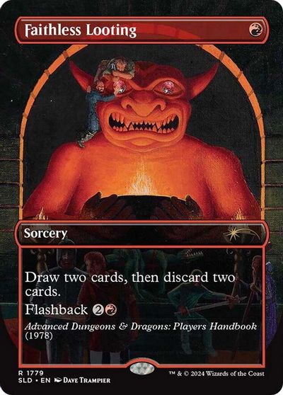 Faithless Looting card art