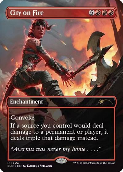 City on Fire card art