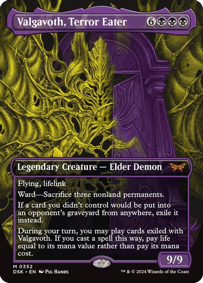 Valgavoth, Terror Eater (Showcase) card art