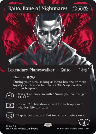 Kaito, Bane of Nightmares (Showcase) (Textured Foil) card art