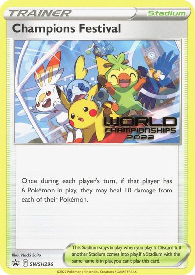Champions Festival - SWSH296 (World Championships 2022) card art