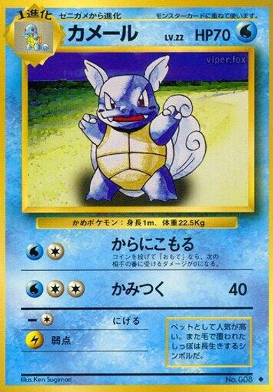 Wartortle card art
