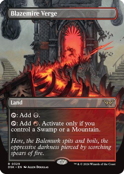 Blazemire Verge (Borderless) card art