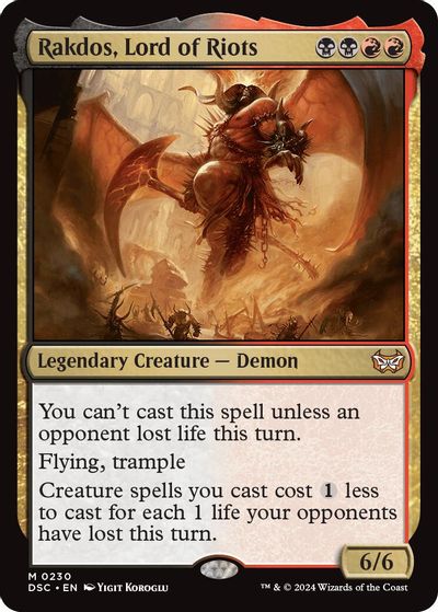 Rakdos, Lord of Riots card art