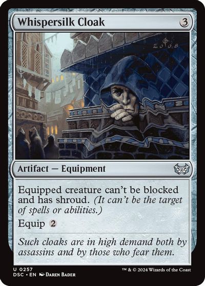 Whispersilk Cloak card art