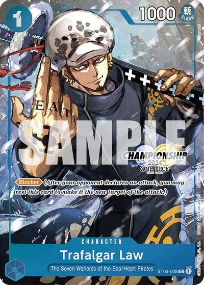 Trafalgar Law - ST03-008 (CS 2024 Event Pack Finalist) card art