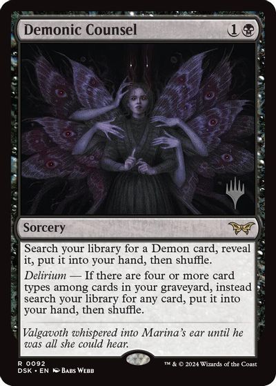 Demonic Counsel card art