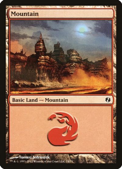 Mountain (74) card art