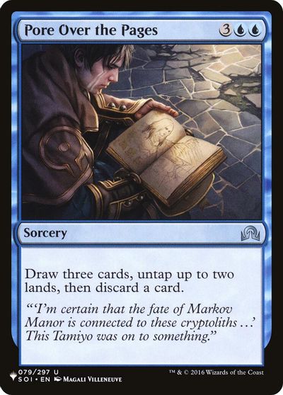 Pore Over the Pages card art