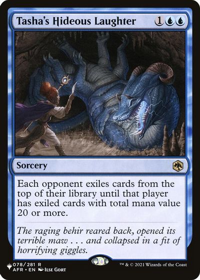 Tasha's Hideous Laughter card art