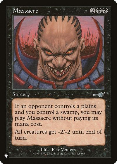 Massacre card art