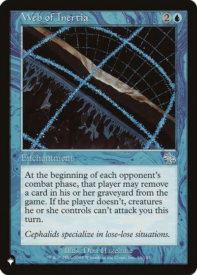 Web of Inertia card art