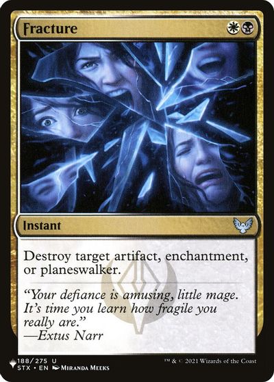 Fracture card art