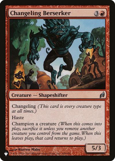 Changeling Berserker card art