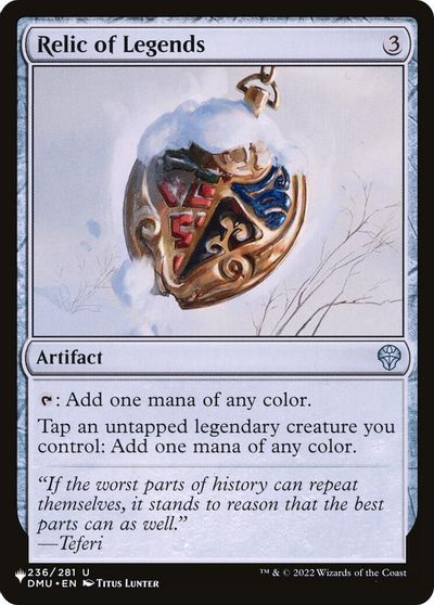 Relic of Legends card art