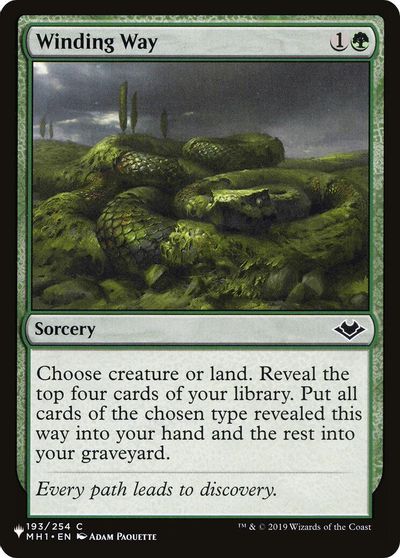 Winding Way card art