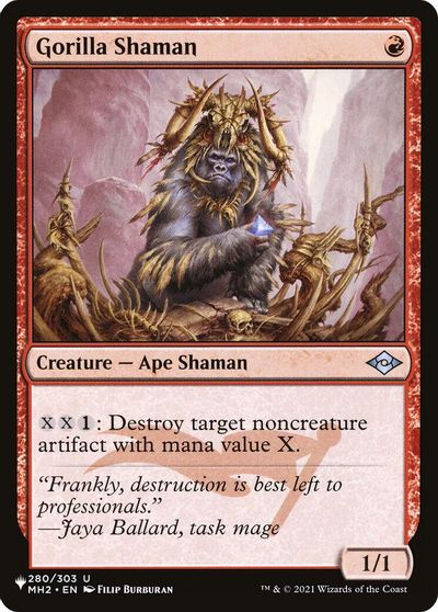 Gorilla Shaman card art