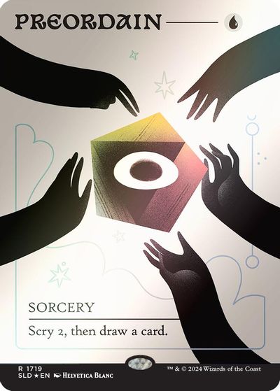 Preordain (1719) (Rainbow Foil) card art