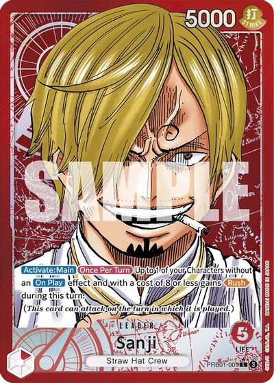 Sanji (PRB01-001) (Alternate Art) card art