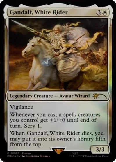 Gandalf, White Rider card art