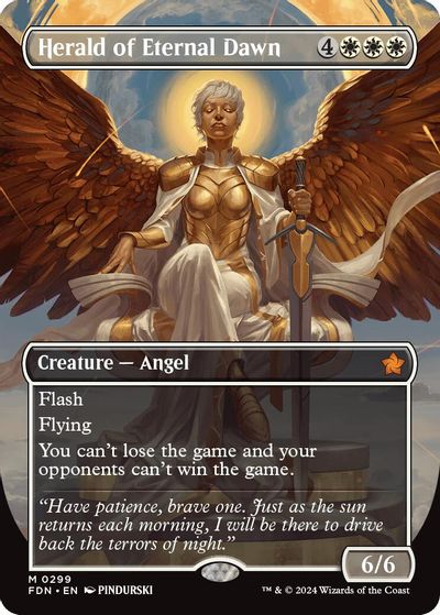Herald of Eternal Dawn (Borderless) card art