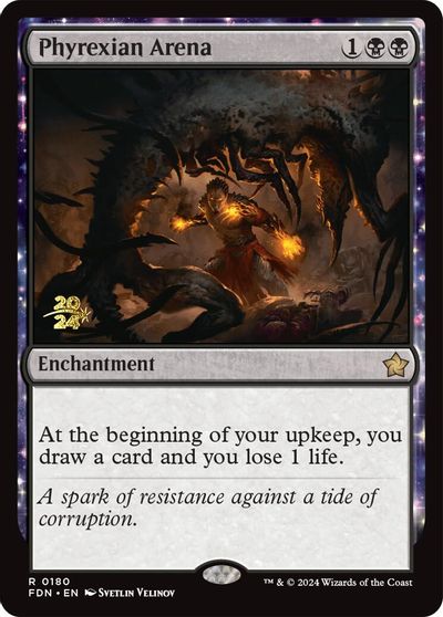 Phyrexian Arena (FDN) card art