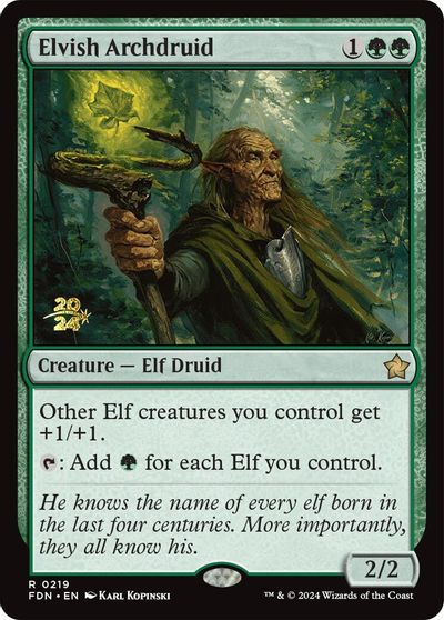 Elvish Archdruid card art