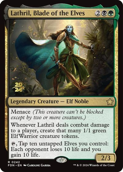 Lathril, Blade of the Elves card art