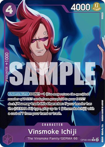 Vinsmoke Ichiji (OP06-060) (Full Art) card art
