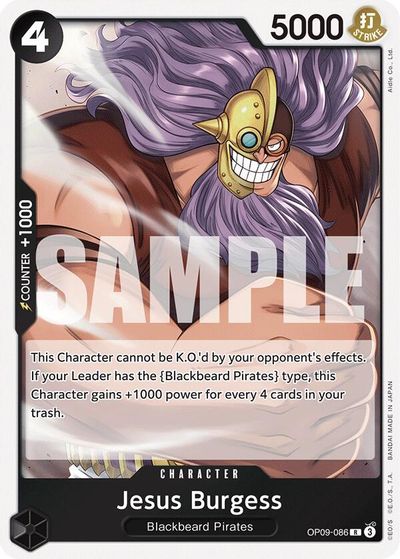 Jesus Burgess card art