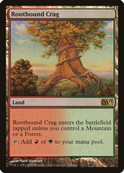 Rootbound Crag card art