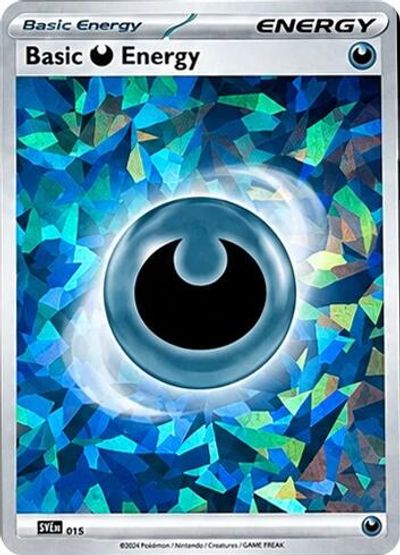 Basic Darkness Energy (Cracked Ice Holo) card art