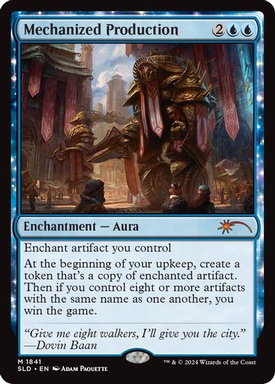 Mechanized Production card art