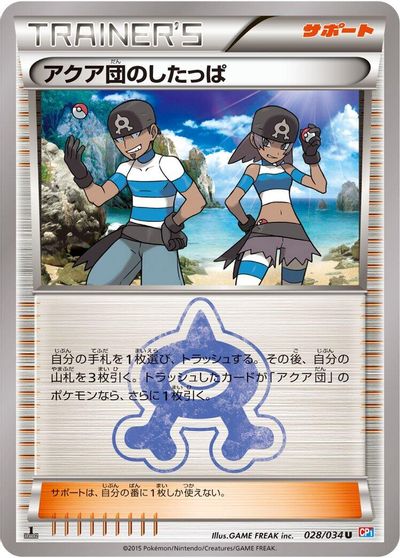 Team Aqua Grunt card art