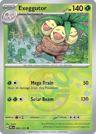 Exeggutor (Master Ball Pattern) card art