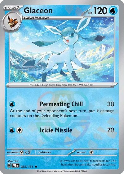 Glaceon (Master Ball Pattern) card art