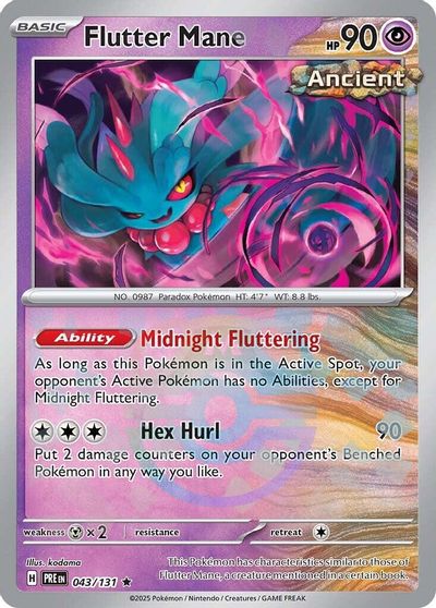 Flutter Mane (Master Ball Pattern) card art