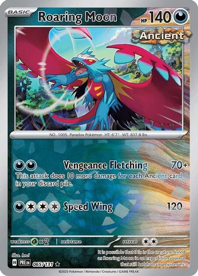 Roaring Moon (Master Ball Pattern) card art