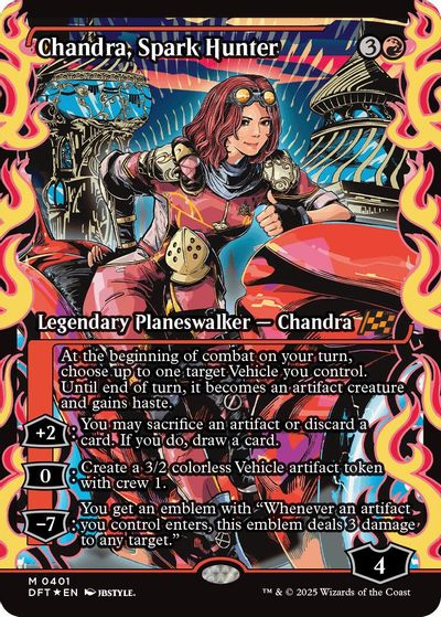 Chandra, Spark Hunter (Showcase) card art