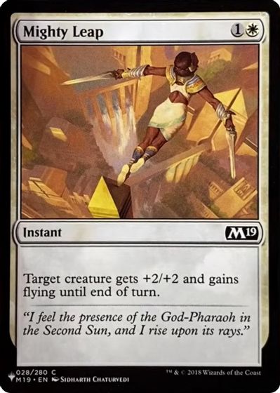 Mighty Leap card art